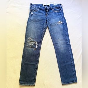 Abercrombie & Fitch distressed jeans
